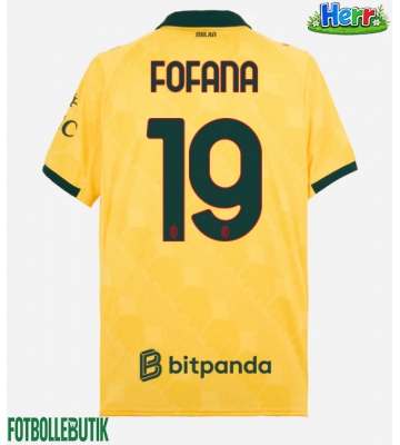 AC Milan Youssouf Fofana #19 Tredje Tröja 2025-26 Kortärmad